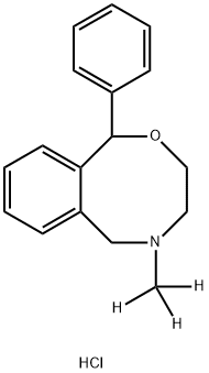 Nefopam-d3 HCl 结构式