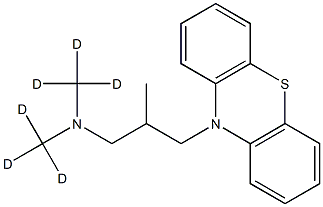 阿利马嗪D6 结构式