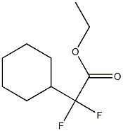 2-环己基-2,2-二氟乙酸乙酯 结构式