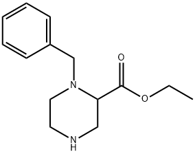 ethyl 1-phenethylpiperazine-2-carboxylate 结构式