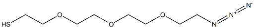 巯基-三聚乙二醇-叠氮 结构式