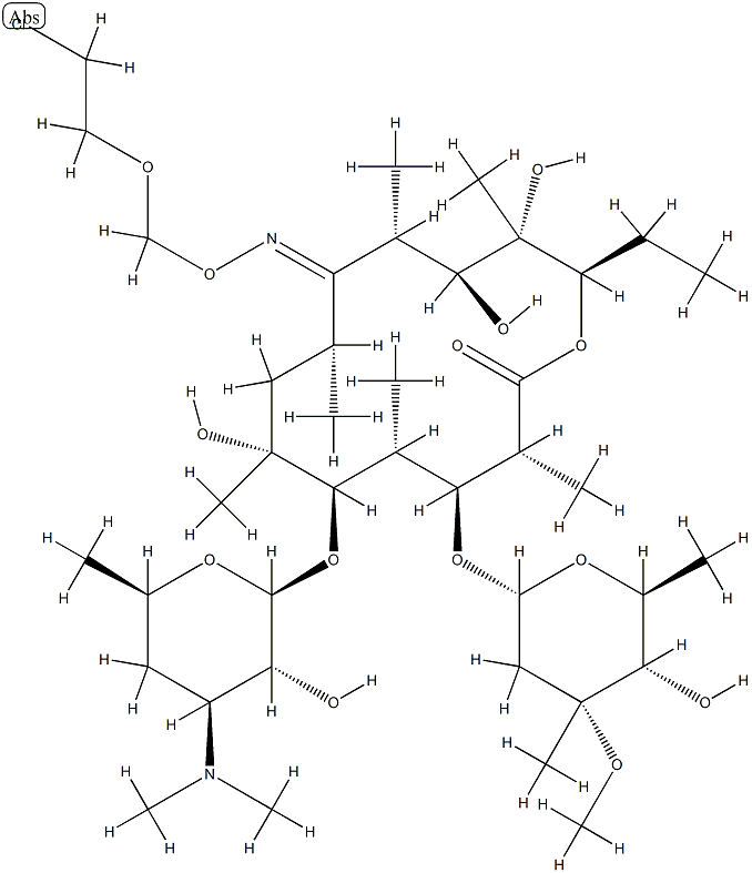 罗红霉素EP杂质J 结构式