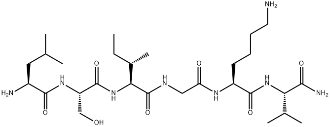 PAR-2 (1-6) AMIDE (HUMAN) (SCRAMBLED) 结构式