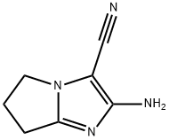 2-氨基-5H,6H,7H-吡咯并[1,2-A]咪唑-3-腈 结构式