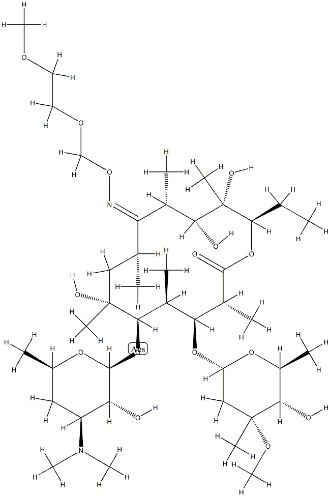 罗红霉素杂质D 结构式