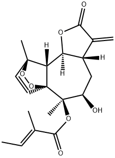 alpha-peroxyachifolid 结构式