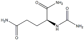 N(alpha)-carbamoylglutamine-1-amide 结构式
