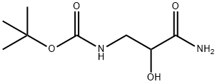 (2-Carbamoyl-2-Hydroxy-Ethyl)-Carbamic Acid Tert-Butyl Ester(WX642127) 结构式