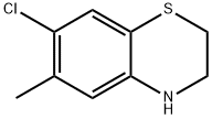 7-氯-6-甲基-3,4-二氢-2H-苯并[B][1,4]噻嗪 结构式