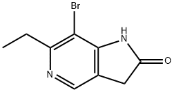 7-BroMo-6-ethyl-6-aza-2-oxyindole 结构式