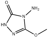 3H-1,2,4-Triazol-3-one,4-amino-2,4-dihydro-5-methoxy-(9CI) 结构式