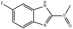 1H-Benzimidazole,5-fluoro-2-(methylsulfinyl)-(9CI) 结构式