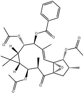 7-benzoylingol-3,8,12-triacetate 结构式