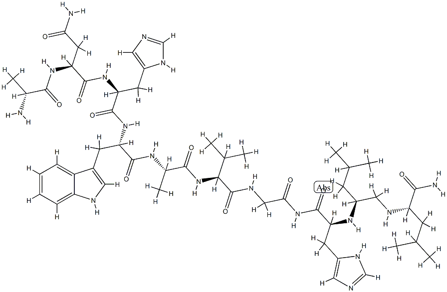 neuromedin C, Ala(1)-Leu(9)-psi-(CH2NH)-Leu(10)- 结构式