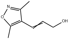 2-Propen-1-ol,3-(3,5-dimethyl-4-isoxazolyl)-(9CI) 结构式