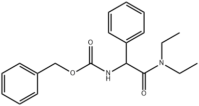 Z-DL-Phg-NEt2 结构式