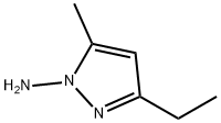 1H-Pyrazol-1-amine,3-ethyl-5-methyl-(9CI) 结构式