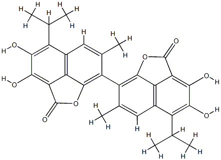 gossylic lactone 结构式