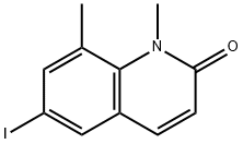 2(1H)-Quinolinone,6-iodo-1,8-dimethyl-(9CI) 结构式
