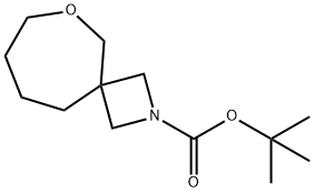 叔-丁基 6-氧杂-2-氮杂螺[3.6]癸烷-2-甲酸基酯 结构式