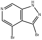 3,4-DIBROMO-1H-PYRAZOLO[3,4-C]PYRIDINE 结构式