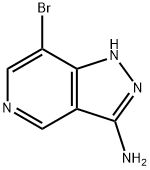 7-溴-1H-吡唑并[4,3-C]吡啶-3-胺 结构式