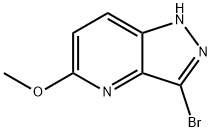 3-溴-5-甲氧基-2H-吡唑并[4,3-B]吡啶 结构式