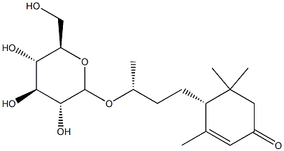 布卢门醇 C 葡糖苷 结构式