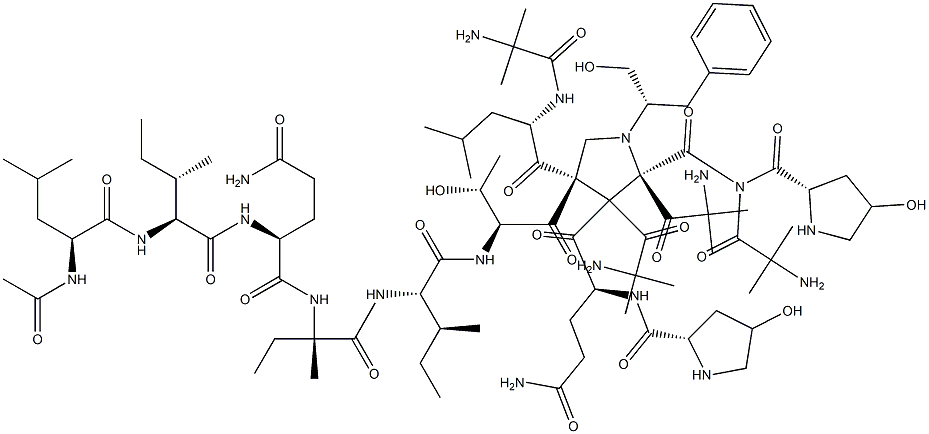 zervamicin Z-L 结构式