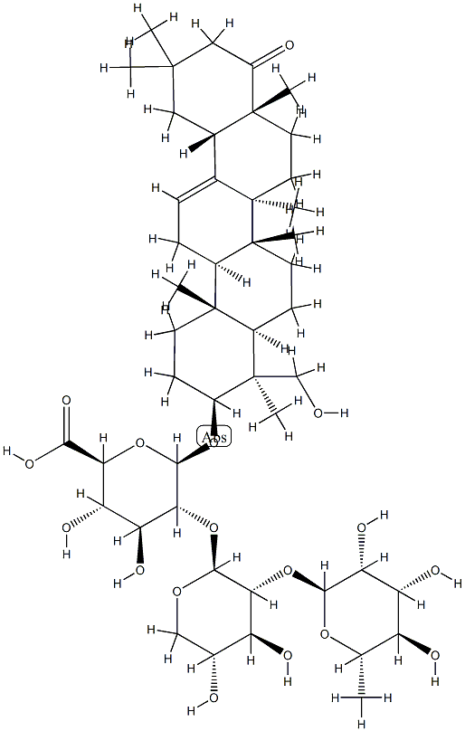 wistariasaponin D 结构式