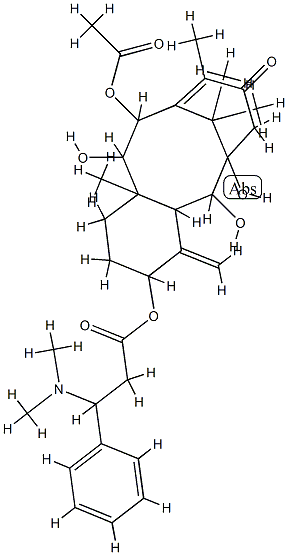 紫杉碱B 结构式