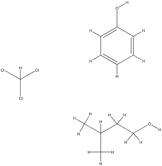 苯酚 - 氯仿 - 异戊醇混合物 结构式