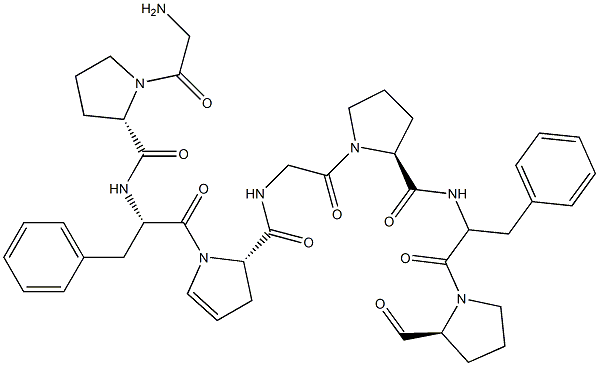 Cyclo(glycyl-L-prolyl-L-phenylalanyl-L-prolylglycyl-L-prolyl-L-phenyla lanyl-L-prolyl) 结构式