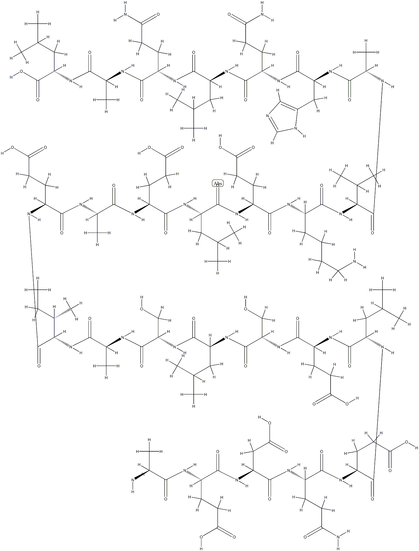 Serpinin (mouse, rat), Chromogranin-A (417-442) (mouse) 结构式