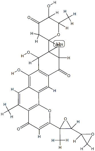 柯莱卡霉素 C 结构式