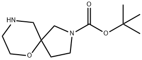 叔-丁基 6-氧杂-2,9-二氮杂螺[4.5]癸烷-2-甲酸基酯 结构式