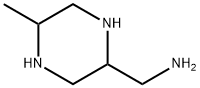 2-Piperazinemethanamine,5-methyl-(9CI) 结构式