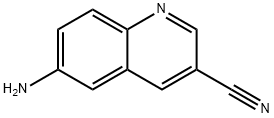 3-Quinolinecarbonitrile,6-amino-(8CI) 结构式