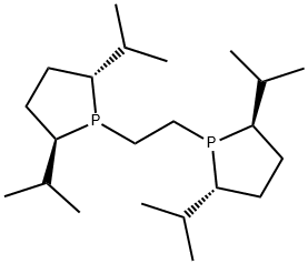 1,2-双[(2R,5R)-2,5-二异丙基膦烷基]乙烷 结构式