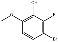 3-BROMO-2-FLUORO-6-METHOXYPHENOL(WX191719) 结构式