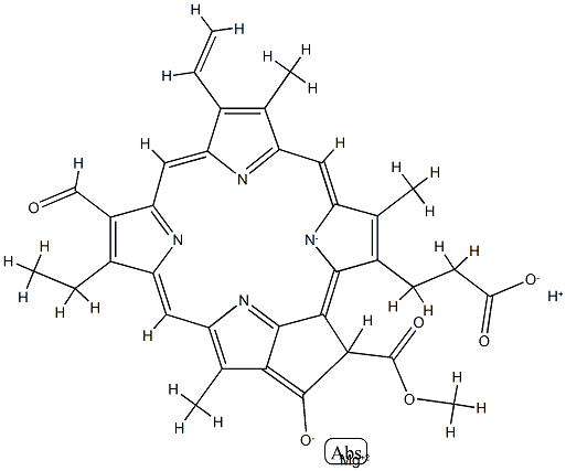 Monovinyl protochlorophyllide b 结构式