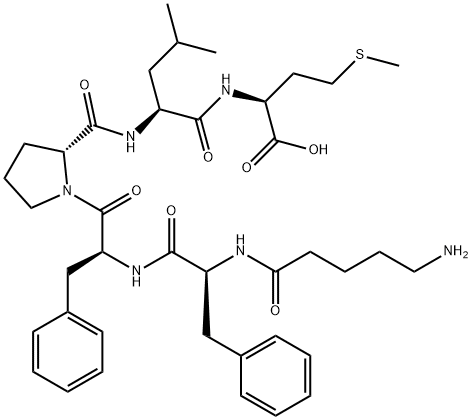 delta-Ava-Pro(9)-substance P (7-11) 结构式