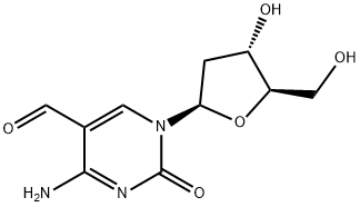 2'-脱氧-5-甲酰基胞苷 结构式