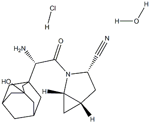 沙格列汀盐酸盐一水化合物 结构式