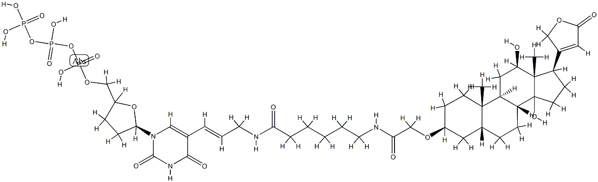 digoxigenin-11-2',3'-dideoxyuridine 5'-triphosphate 结构式