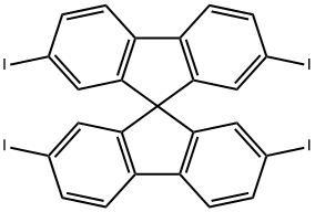 2,2',7,7'-四碘-9,9'-螺二芴 结构式