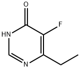 6-乙基-5-氟嘧啶-4(3H)-酮 结构式