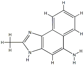 1H-Naphth[1,2-d]imidazol-5-amine,2-methyl-(9CI) 结构式