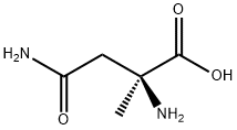 (S)-2,4-二氨基-2-甲基-4-氧代丁酸 结构式