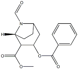 N-formylnorcocaine 结构式